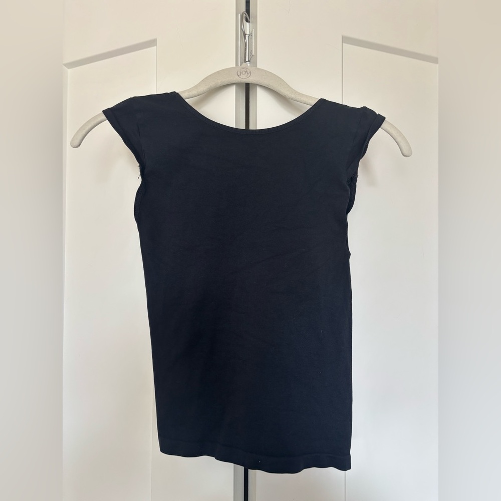 Free People Seamless Open Back Shirt
